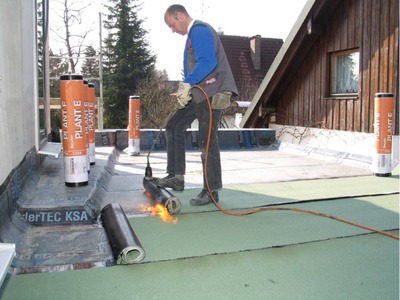 Kunststoffbahnen für das Dach